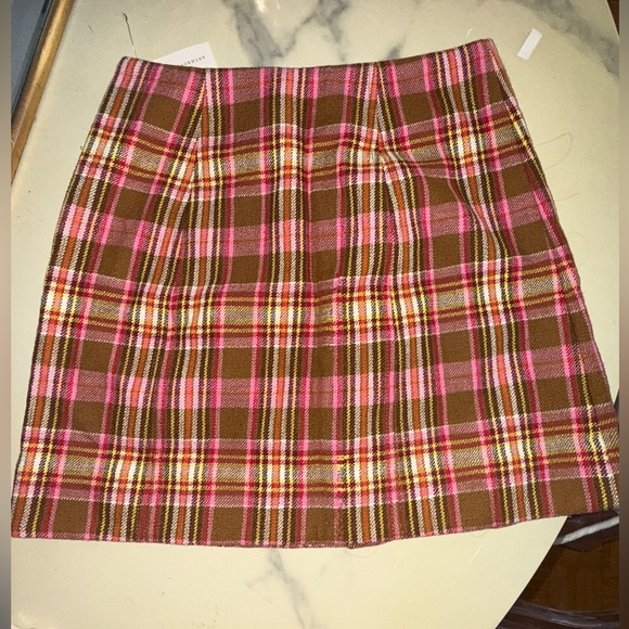 Anthropologie Maeve plaid mini skirt 2 brand new with tags - Picture 5 of 6